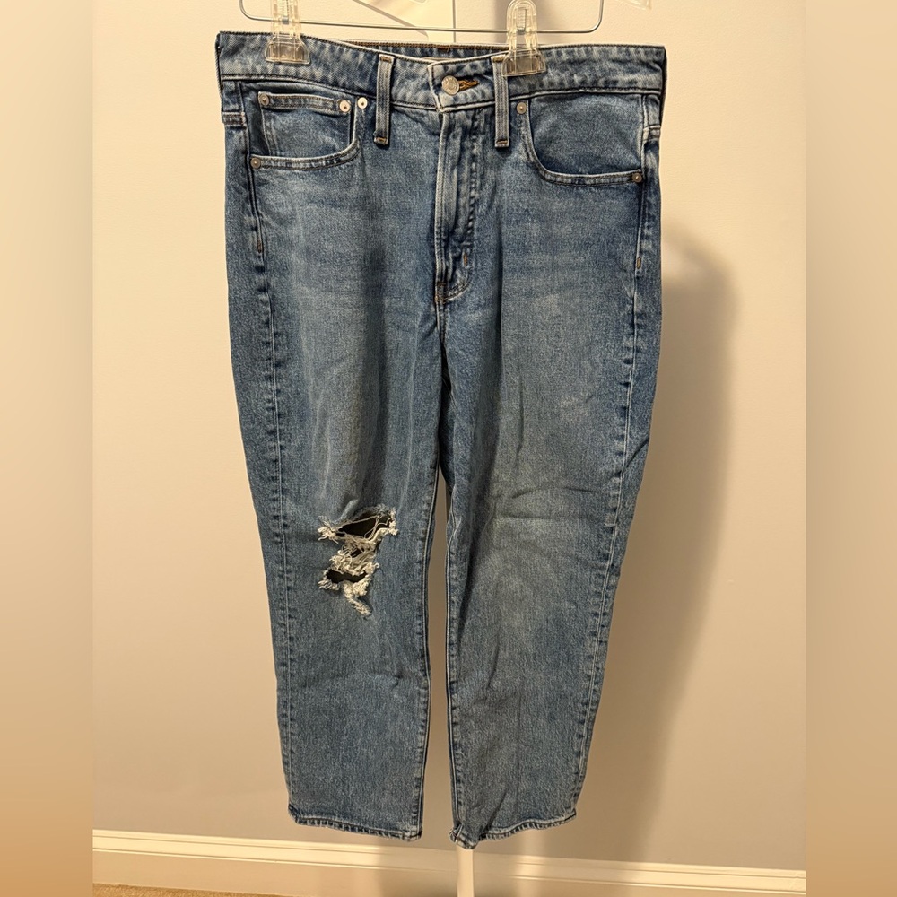 Madewell Curvy Perfect Vintage Straight Jean 30P 25.5”
